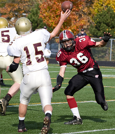 2008 Rangers Varsity Football - November 1